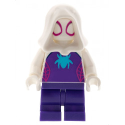 Ghost-Spider - Medium Legs, White Hood, Medium Azure Spider Logo – СУПЕР ГЕРОИ