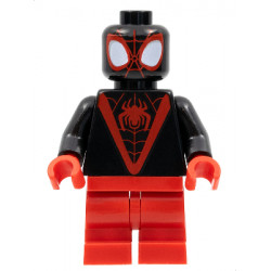 Spider-Man (Miles Morales) - Red Medium Legs, Red Spider Logo – СУПЕР ГЕРОИ