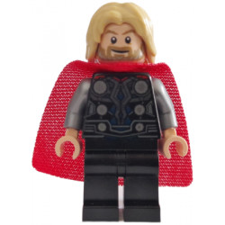 Thor - Spongy Cape with Single Hole, Black Legs, Tousled Hair – СУПЕР ГЕРОИ