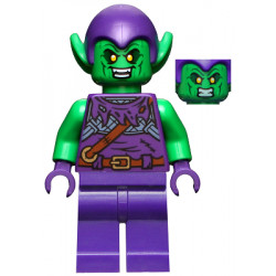 Green Goblin - Bright Green Skin, Dark Purple Outfit, Small Yellow Eyes, Plain Legs – СУПЕР ГЕРОИ