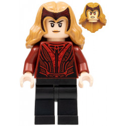 The Scarlet Witch (Wanda Maximoff) - Plain Black Legs, Medium Nougat Hair with Tiara – СУПЕР ГЕРОИ