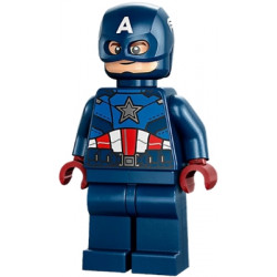 Captain America - Dark Blue Suit, Dark Red Hands, Helmet – СУПЕР ГЕРОИ