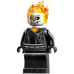 Ghost Rider, Johnathon 'Johnny' Blaze - White Head, Belt with Spikes – СУПЕР ГЕРОИ