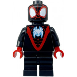 Spider-Man (Miles Morales) - Black Medium Legs, White Spider Logo – СУПЕР ГЕРОИ