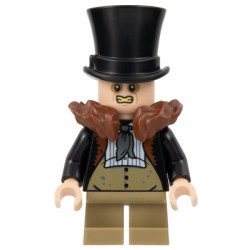 The Penguin - Reddish Brown Fur Collar, Dark Tan Waistcoat and Legs – СУПЕР ГЕРОИ