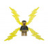 Electro - Black and Dark Tan Outfit, Medium Brown Head, Electricity Wings – СУПЕР ГЕРОИ