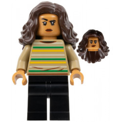 MJ (Michelle Jones) - Dark Tan Striped Sweater, Dark Brown Wavy Hair – СУПЕР ГЕРОИ