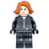 Black Widow - Black Jumpsuit, Dark Orange Short Hair, Printed Legs, Printed Arms – СУПЕР ГЕРОИ