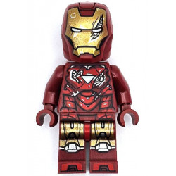 Iron Man - Mark 6 Armor, Large Helmet Visor, Battle Damage – СУПЕР ГЕРОИ