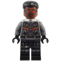 Falcon - Dark Bluish Gray and Black Suit, Printed Legs – СУПЕР ГЕРОИ