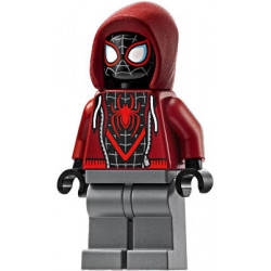 Spider-Man (Miles Morales) - Dark Red Hood, Dark Bluish Gray Legs – СУПЕР ГЕРОИ