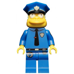 Chief Wiggum, The Simpsons, Series 1 (Minifigure Only without Stand and Accessories) – КОЛЕКЦИОНЕРСКИ МИНИФИГУРКИ