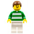 Soccer Player - Green and White Team with Number 4 on Back – СПОРТ