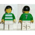 Soccer Player - Green and White Team with Number 7 on Back – СПОРТ