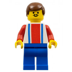 Soccer Player - Red, White, and Blue Team with Number 4 on Back – СПОРТ