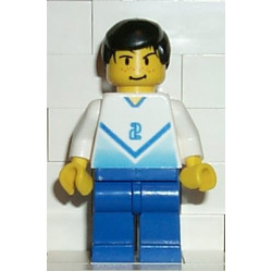 Soccer Player White & Blue Team with shirt #2 – СПОРТ