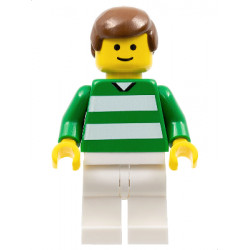 Soccer Player - Green and White Team with Number 10 on Back – СПОРТ