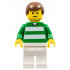 Soccer Player - Green and White Team with Number 10 on Back – СПОРТ