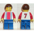Soccer Player - Red, White, and Blue Team with Number 7 on Back – СПОРТ