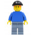 Plain Blue Torso with Blue Arms, Sand Blue Legs, Black Knit Cap (Soccer Player) – СПОРТ