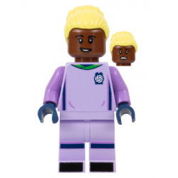 Soccer Goalie, Female, Lavender Uniform, Reddish Brown Skin, Bright Light Yellow Hair – СПОРТ