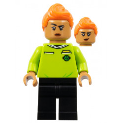 Soccer Referee - Orange Hair, Lime Jersey, Black Legs – СПОРТ