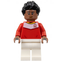 Soccer Spectator - Red Soccer Jersey, White Legs, Black Spiky Hair – СПОРТ