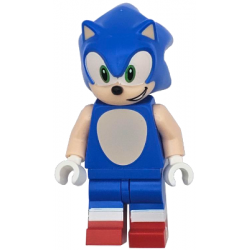 Sonic the Hedgehog - Light Nougat Face and Arms, Open Mouth Smile to Left – ТАРАЛЕЖЪТ СОНИК