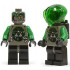 Insectoids Zotaxian Alien - Male, Gray and Green with Green Circuits and Silver Panels (Techno Leon) – КОСМОС