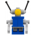 Classic Space Droid - Light Bluish Gray and Blue with Yellow Eye and Light Bluish Gray Arms – КОСМОС