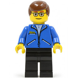 Peter Parker 1 - Jacket Blue, Black Legs, Brown Male Hair – СПАЙДЪРМЕН