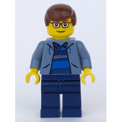 Peter Parker 2 - Sand Blue Jacket, Dark Blue Legs, Brown Male Hair – СПАЙДЪРМЕН