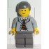 Scientist With Open Jacket, Black and Brown Stripe Tie and Plaid Shirt – СПАЙДЪРМЕН