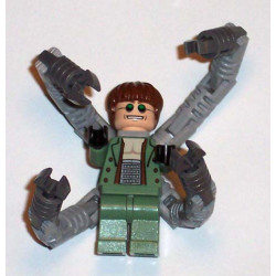 Dr. Octopus (Otto Octavius) / Doc Ock, Sand Green Jacket, Sand Green Legs, Thin Toothy Smile - With Arms – СПАЙДЪРМЕН