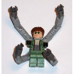 Dr. Octopus (Otto Octavius) / Doc Ock, Sand Green Jacket, Sand Green Legs, Thin Smirk - With Arms – СПАЙДЪРМЕН