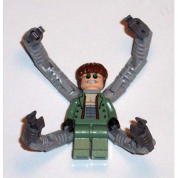 Dr. Octopus (Otto Octavius) / Doc Ock, Sand Green Jacket, Sand Green Legs, Clenched Teeth Smile - With Arms – СПАЙДЪРМЕН