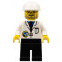 Space Port - Scientist, White Construction Helmet, Black Legs – ГРАДСКИ