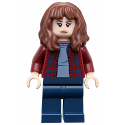 Joyce Byers - Dark Red Plaid Flannel Shirt, Dark Blue Legs – СТРАННИ НЕЩА