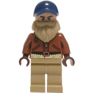 Chief Jim Hopper - Reddish Brown Coat, Dark Blue Cap, Dark Tan Beard – СТРАННИ НЕЩА