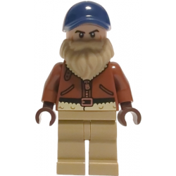 Chief Jim Hopper - Reddish Brown Coat, Dark Blue Cap, Dark Tan Beard – СТРАННИ НЕЩА