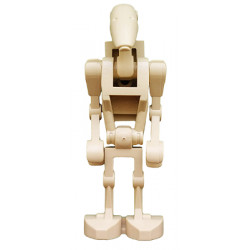 Battle Droid - Tan, Bent Arms, 1 x 2 Plate on Back – СТАР УОРС