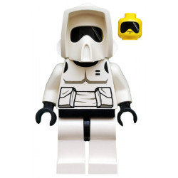 Imperial Scout Trooper - Yellow Head, Dark Gray Torso Print – СТАР УОРС