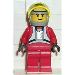 Rebel Pilot B-wing (Yellow Head, Light Gray Helmet, Trans-Yellow Visor) – СТАР УОРС