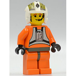 Rebel Pilot Y-wing (Jon 'Dutch' Vander, Gold Leader) - Yellow Head, Dark Gray Hips – СТАР УОРС