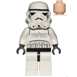 Imperial Stormtrooper - Light Nougat Head, Solid Mouth Helmet – СТАР УОРС