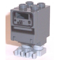 Gonk Droid (GNK Power Droid), Dark Bluish Gray Body and Light Bluish Gray Legs – СТАР УОРС