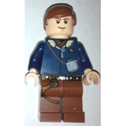Han Solo - Light Nougat, Reddish Brown Legs with Holster (2010) – СТАР УОРС