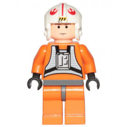 Luke Skywalker - Light Nougat, X-Wing Pilot Suit, Simple Torso and Helmet – СТАР УОРС
