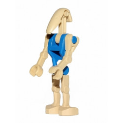 Battle Droid Pilot with Blue Torso and Straight Arm – СТАР УОРС
