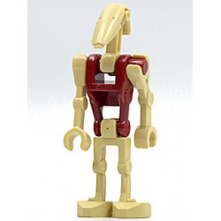 Battle Droid Security with Straight Arm and Dark Red Torso – СТАР УОРС